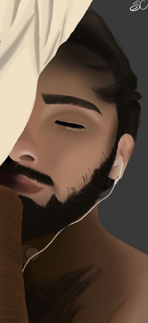 Image of my husband in color.